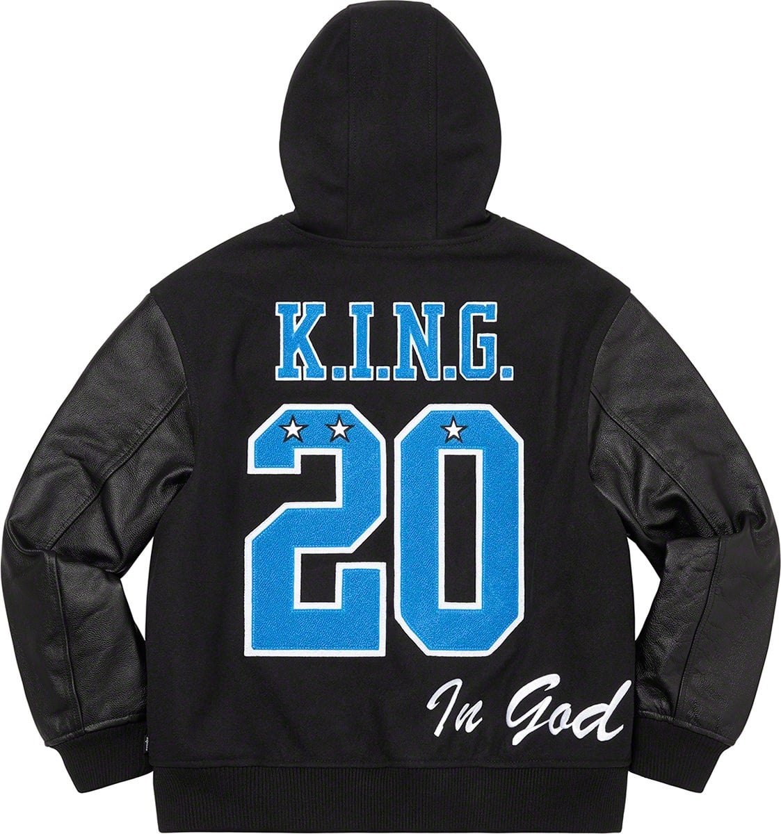 King Hooded Varsity Jacket view 20